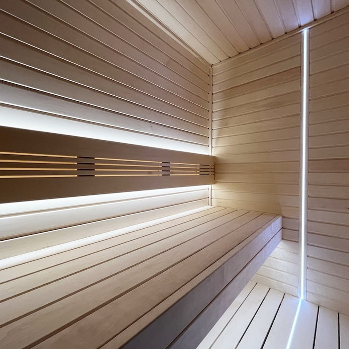 Prosaunas Universal Sauna Light Kit, Flexible LED Strip White Light - 16FT