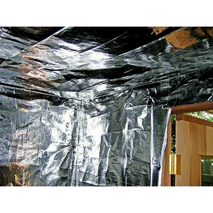 Prosaunas Vapor Barrier Foil, 4ft Wide Roll, 1,300 SqFt