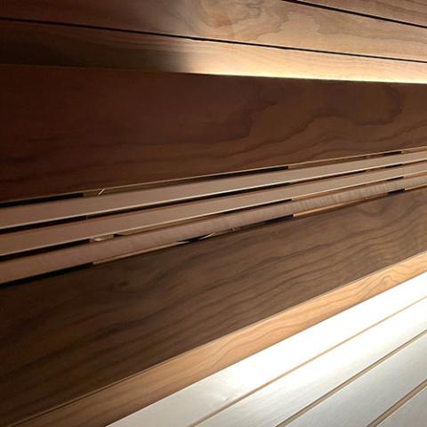 Prosaunas Sauna Wood, Thermo-Radiata Pine 5/4"x6" Bench Material | WOOD652