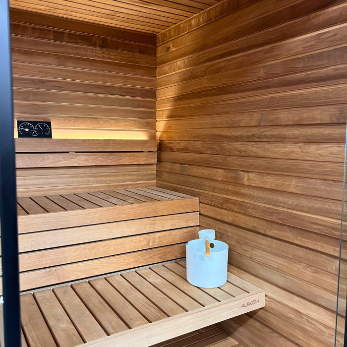 Prosaunas Sauna Wood, Thermo-Aspen Medium Gap Wall Cladding, 1"x4" | WOOD664