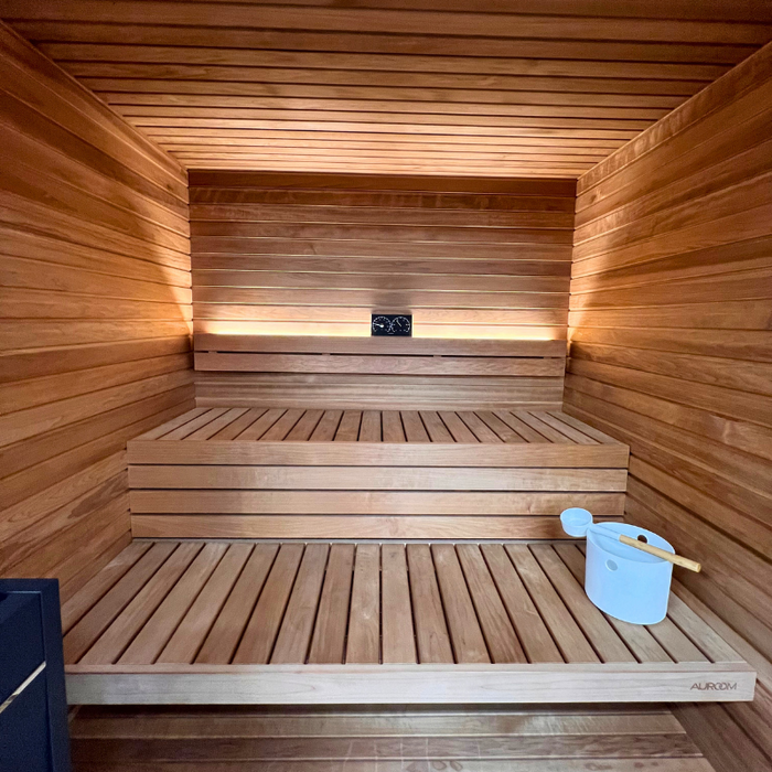 Prosaunas Sauna Wood, Thermo-Aspen 5/4x4" Bench Material | WOOD651