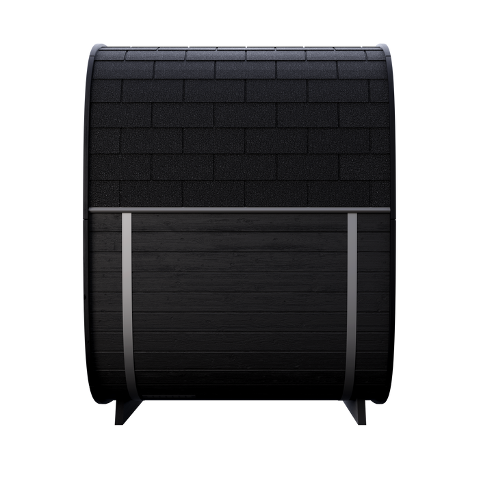 Leil Black Cube Classic Outdoor Sauna Kit