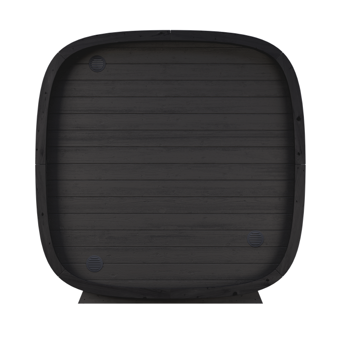 Leil® Black Cube Premium Outdoor Sauna Kit
