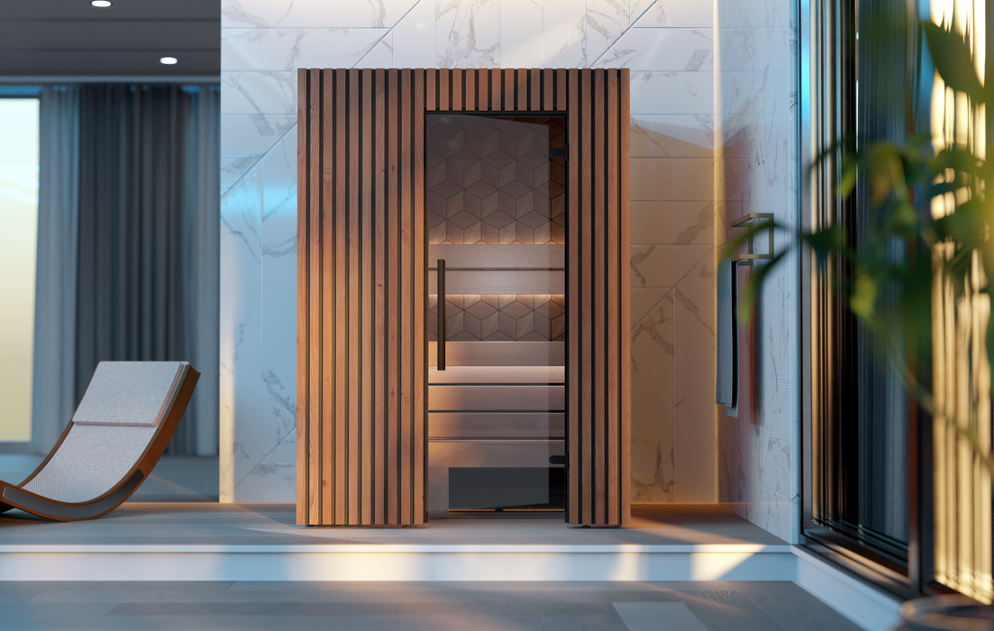 Leil Como 150 2-Person Indoor Sauna Kit