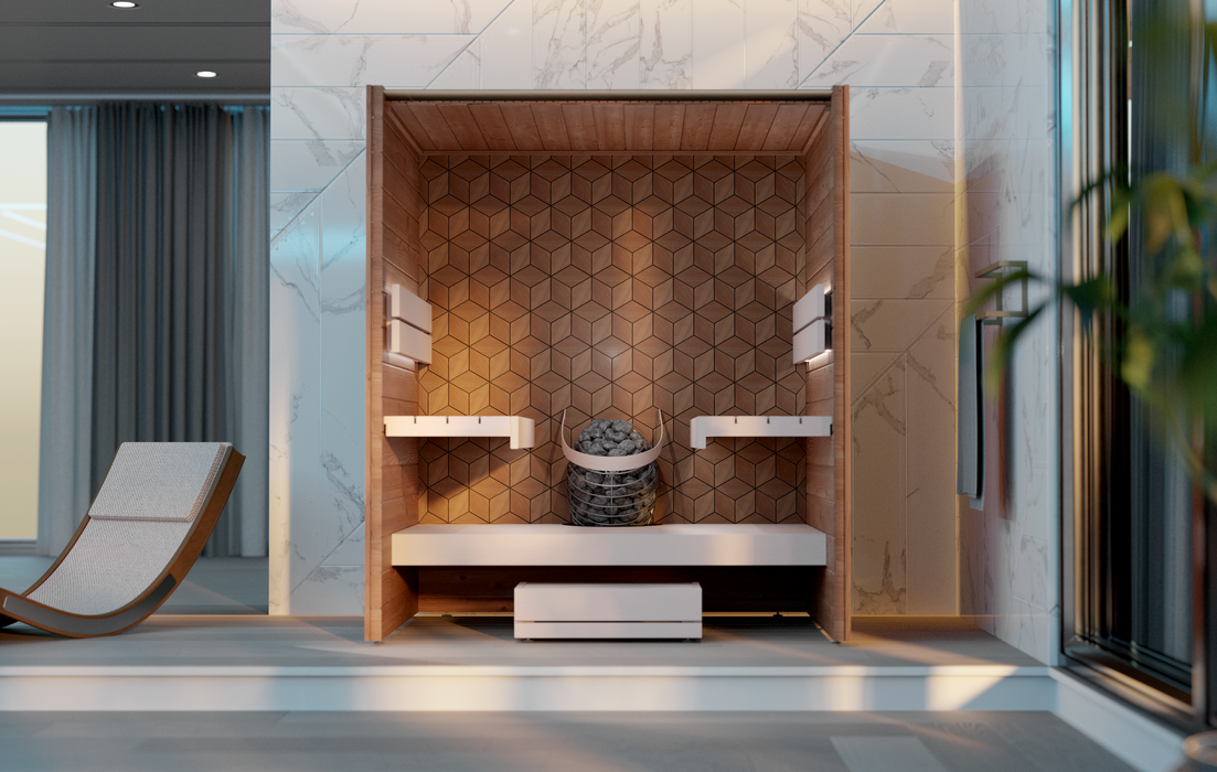 Leil Como 4-180 4-Person Indoor Sauna Kit