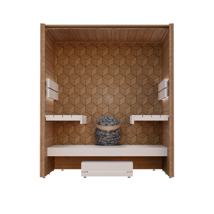 Leil Como 4-180 4-Person Indoor Sauna Kit