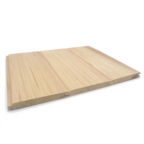 Prosaunas Sauna Wood, Vertical Grain, Clear Grade A+ Cedar 1"x6" V-Gap Wall Cladding