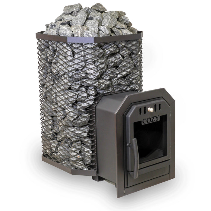 Cozy Heat 18kW Thru-Wall Wood Burning Sauna Stove