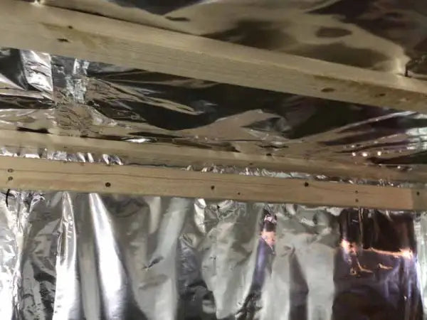 Prosaunas Vapor Barrier Foil, 4ft Wide Roll, 1,300 SqFt