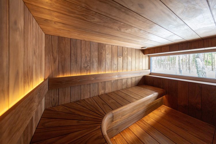 Prosaunas Sauna Wood, Thermo-Radiata Pine Nickel Gap Wall Cladding, 1"x4" | WOOD667
