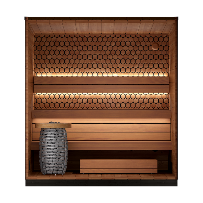 Leil Viva 210 3-Person Outdoor Sauna Kit