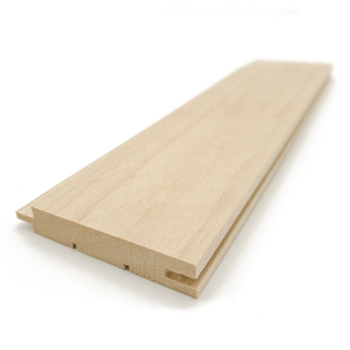 Prosaunas Sauna Wood, Alder Nickel Gap Wall Cladding, 1"x4" | WOOD661