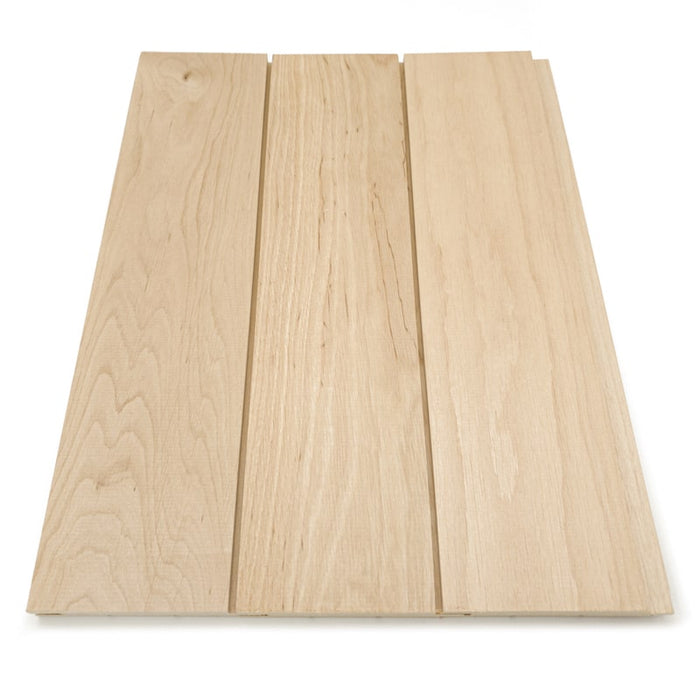 Prosaunas Sauna Wood, Alder Nickel Gap Wall Cladding, 1"x4" | WOOD661