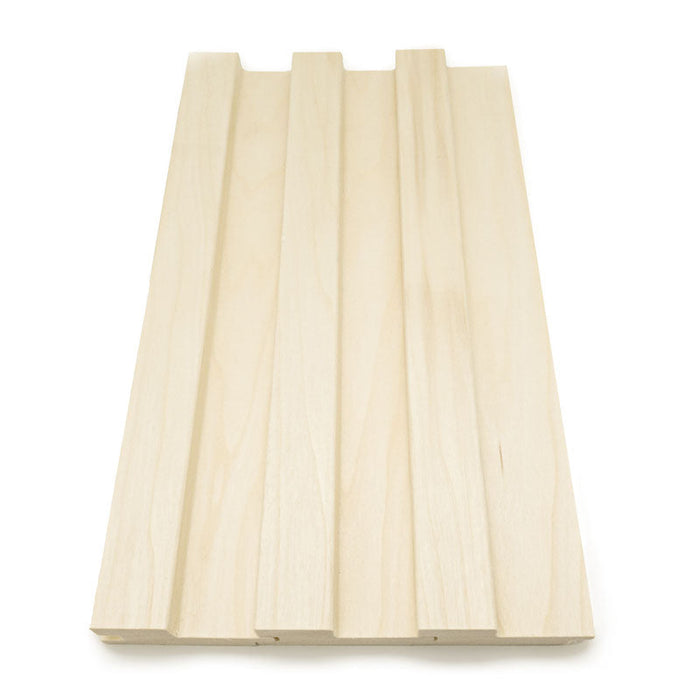Prosaunas Sauna Wood, Aspen Large Gap Wall Cladding, 1"x3" | WOOD660