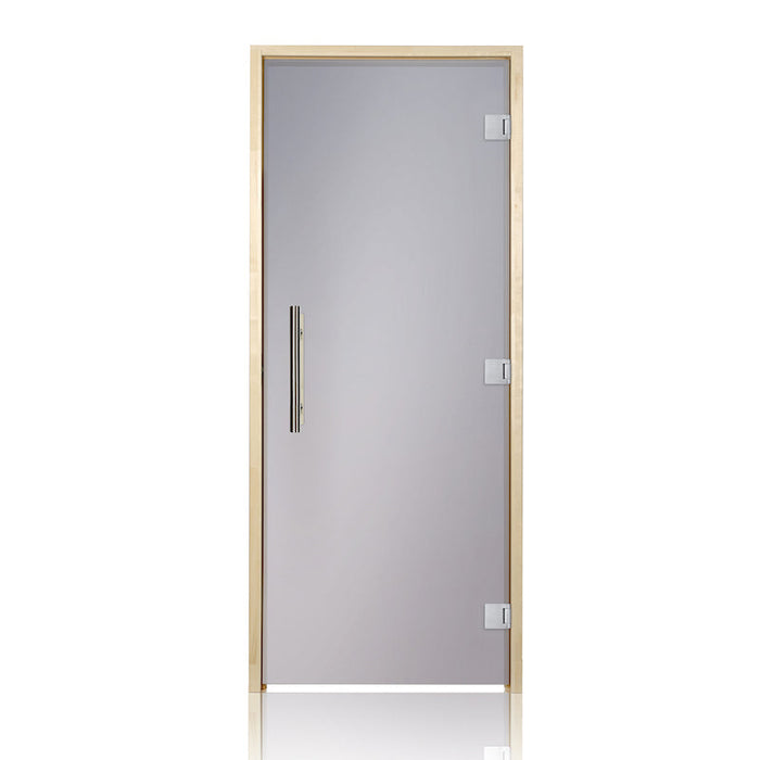 Prosaunas Aspen, Prehung Tinted ADA Glass Sauna Door 36x81 (Right 3 Silver Hinges)