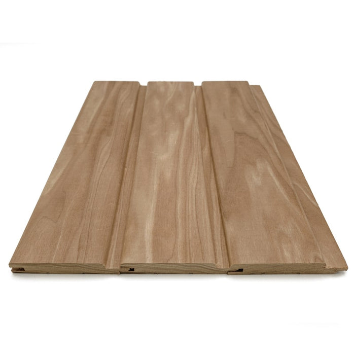 Prosaunas Sauna Wood, Thermo-Aspen Medium Gap Wall Cladding, 1"x4" | WOOD664