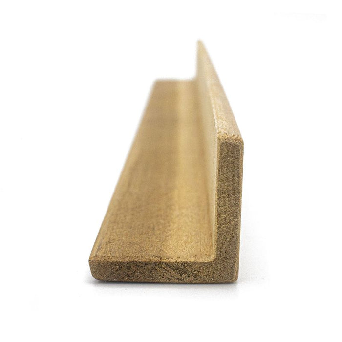 Prosaunas Sauna Wood, Thermo-Aspen 2"x2" Right Angle Molding | WOOD685