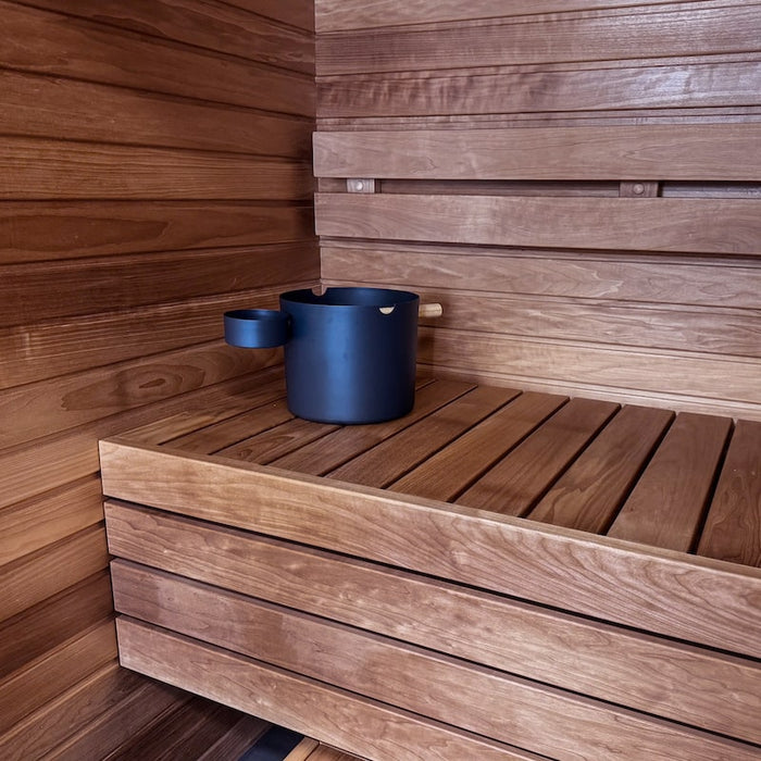 Prosaunas Sauna Wood, Thermo-Aspen 5/4x4" Bench Material | WOOD651