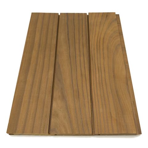 Prosaunas Sauna Wood, Thermo-Radiata Pine Nickel Gap Wall Cladding, 1"x4" | WOOD667