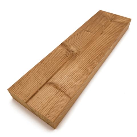 Prosaunas Sauna Wood, Thermo-Spruce 5/4x4" Bench Material | WOOD654