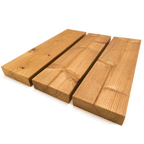 Prosaunas Sauna Wood, Thermo-Spruce 5/4x4" Bench Material | WOOD654