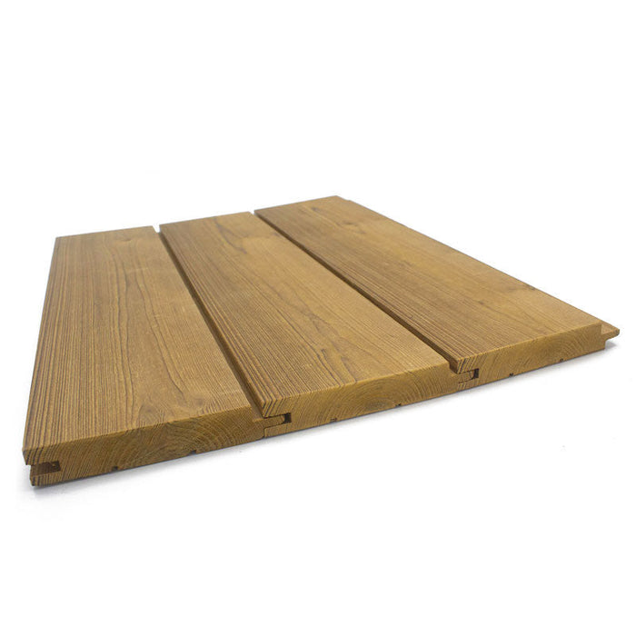 Prosaunas Sauna Wood, Thermo-Spruce Nickel Gap Wall Cladding, 1"x4" | WOOD673