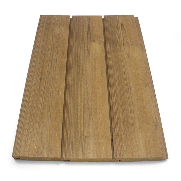 Prosaunas Sauna Wood, Thermo-Spruce Nickel Gap Wall Cladding, 1"x4" | WOOD673