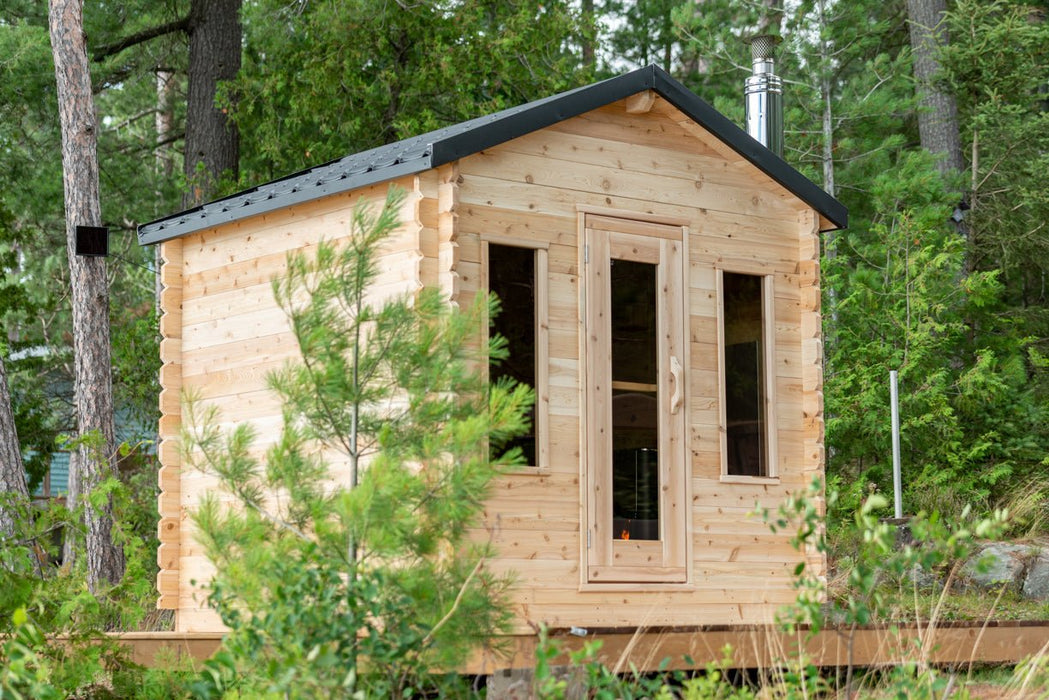 Dundalk Leisure Canadian Timber Georgian Cabin Sauna CTC88W - Secret Saunas