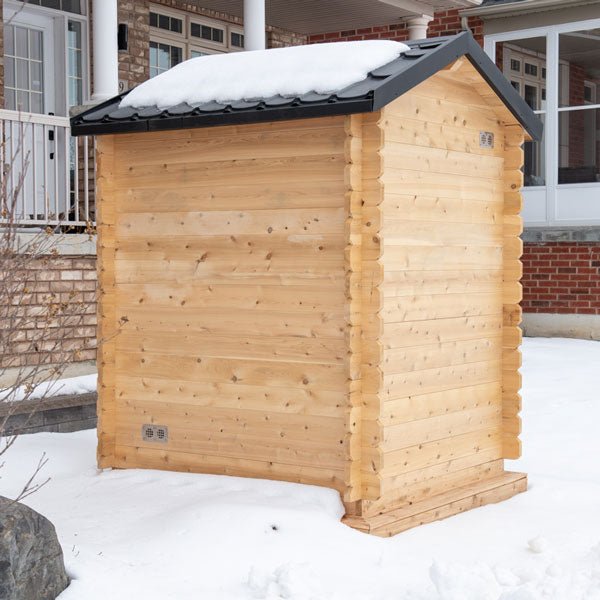 Dundalk Leisure Canadian Timber Granby Cabin Sauna CTC66W - Secret Saunas