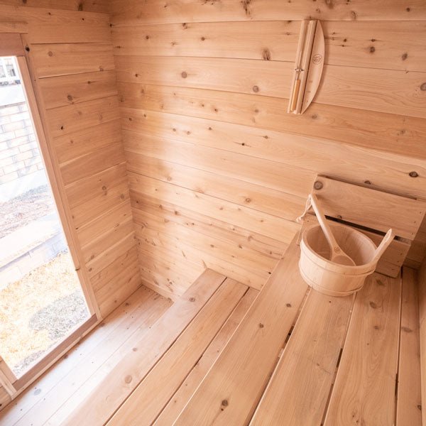 Dundalk Leisure Canadian Timber Granby Cabin Sauna CTC66W - Secret Saunas