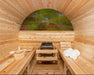 Dundalk Leisure Canadian Timber Serenity MP CTC2245MP Outdoor Barrel Sauna - Secret Saunas