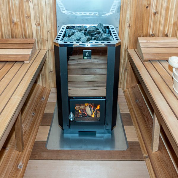 Dundalk Leisure Canadian Timber Tranquility MP CTC2345MP Outdoor Barrel Sauna - Secret Saunas