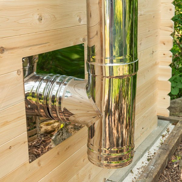 Dundalk Leisure Craft Canadian Timber Georgian Outdoor Cabin Sauna with Changeroom - Secret Saunas