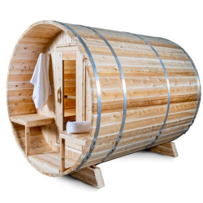 Dundalk Leisure Craft Canadian Timber Serenity Barrel Sauna CTC2245W - Secret Saunas