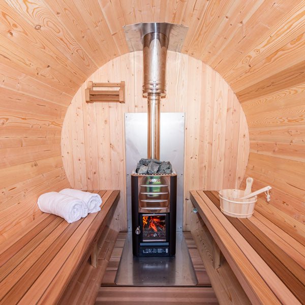 Dundalk Leisure Craft Canadian Timber Tranquility Barrel Sauna CTC2345 - Secret Saunas