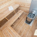 Dundalk Leisure Craft Georgian Outdoor Cabin Sauna with Porch CTC88 PW - Secret Saunas