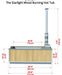 Dundalk Leisure Craft The Starlight Wood Burning Hot Tub - Secret Saunas