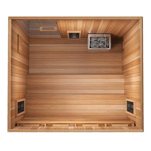 Finnmark FD-5 Hybrid Full Spectrum Infrared Sauna - Secret Saunas