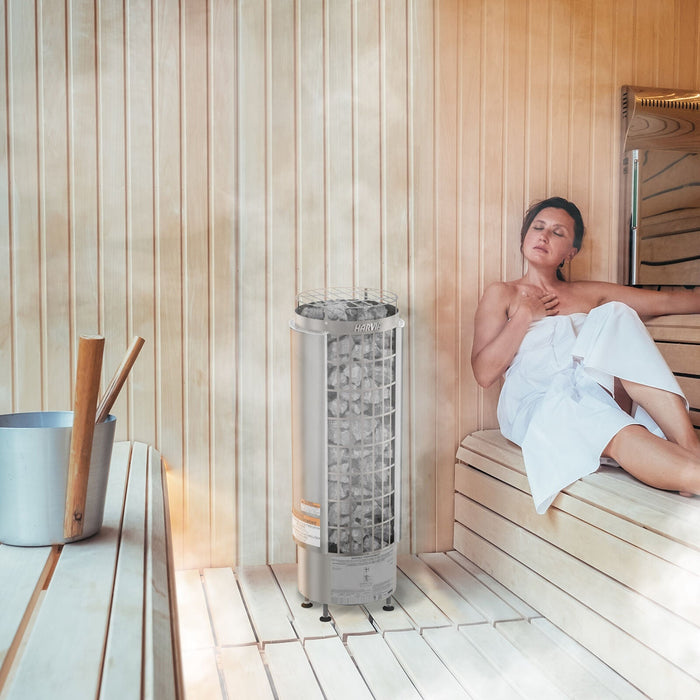 Harvia Cilindro 10.5 kW Electric Sauna Heater - PC110E - Secret Saunas