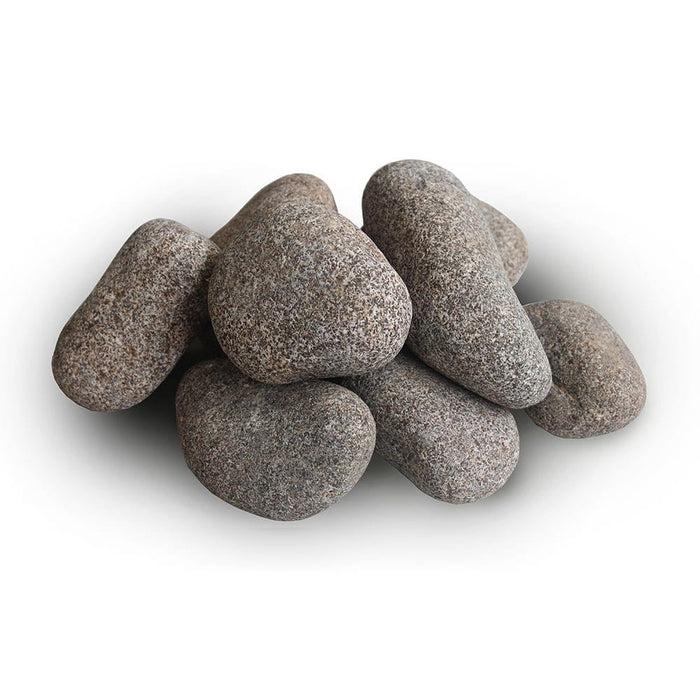 HUUM Sauna Stones (33 lbs) - 3-5cm Rounded - Secret Saunas