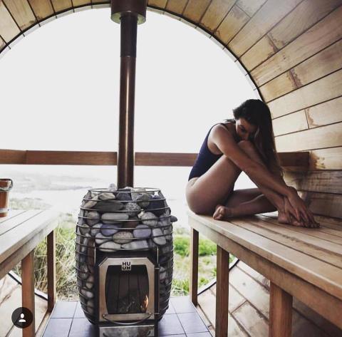 HUUM Thru-Ceiling Chimney Kit - Secret Saunas