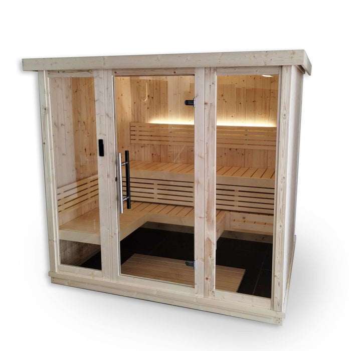 SaunaLife 4 to 6 Person Model X7 Indoor Home Sauna - Secret Saunas