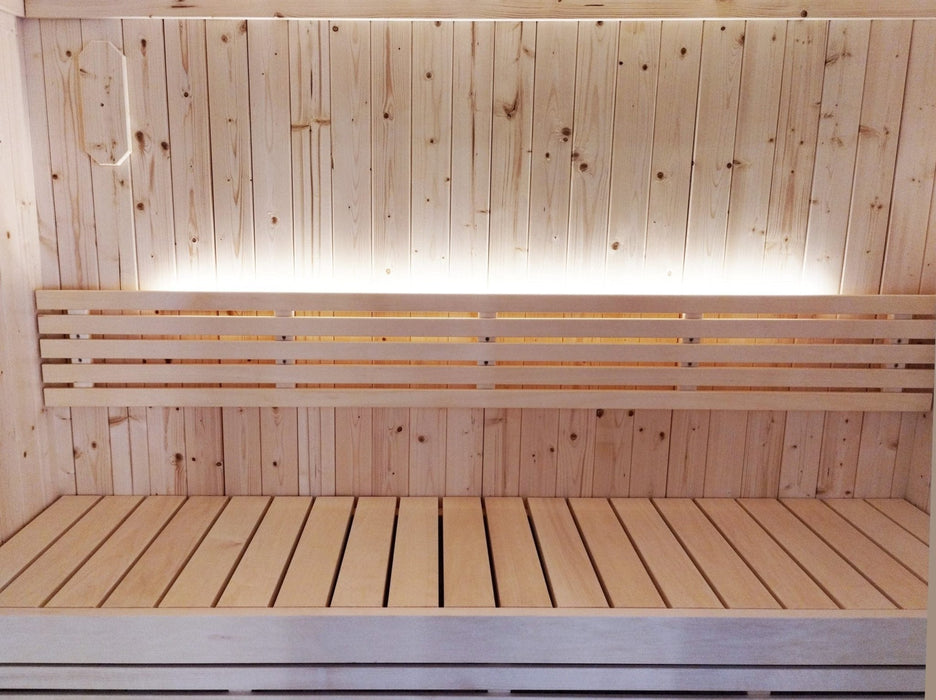 SaunaLife 4 to 6 Person Model X7 Indoor Home Sauna - Secret Saunas