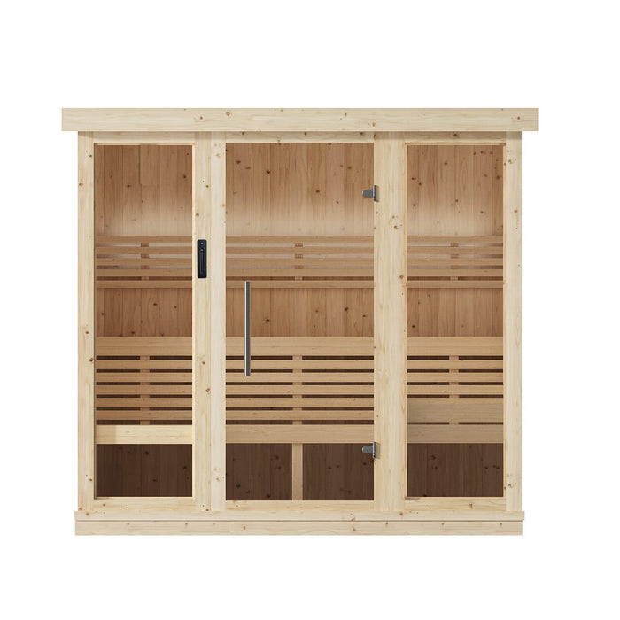 SaunaLife 4 to 6 Person Model X7 Indoor Home Sauna - Secret Saunas