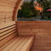 SaunaLife Ergo E6W Barrel Sauna with Window - Secret Saunas