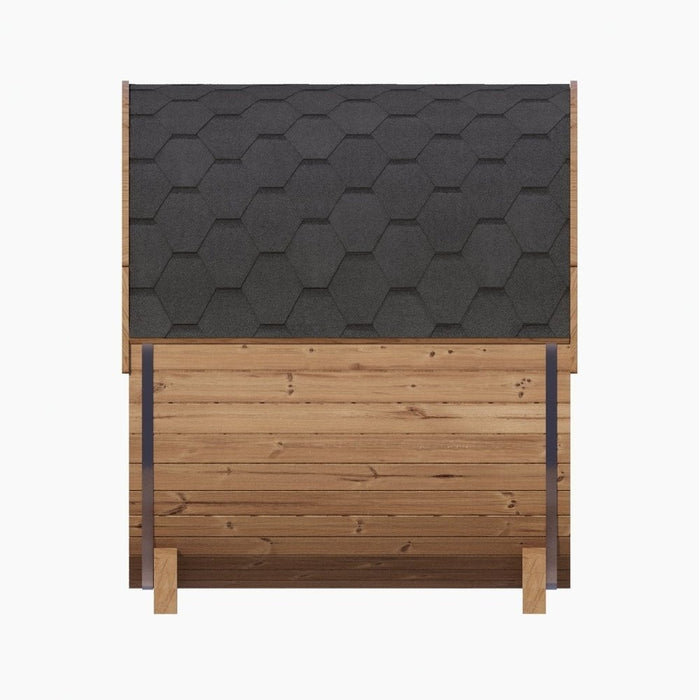 SaunaLife Ergo E6W Barrel Sauna with Window - Secret Saunas