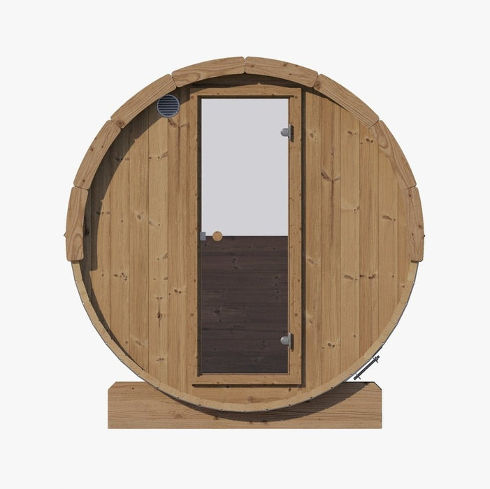 SaunaLife Ergo E6W Barrel Sauna with Window - Secret Saunas