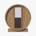 SaunaLife Ergo E6W Barrel Sauna with Window - Secret Saunas