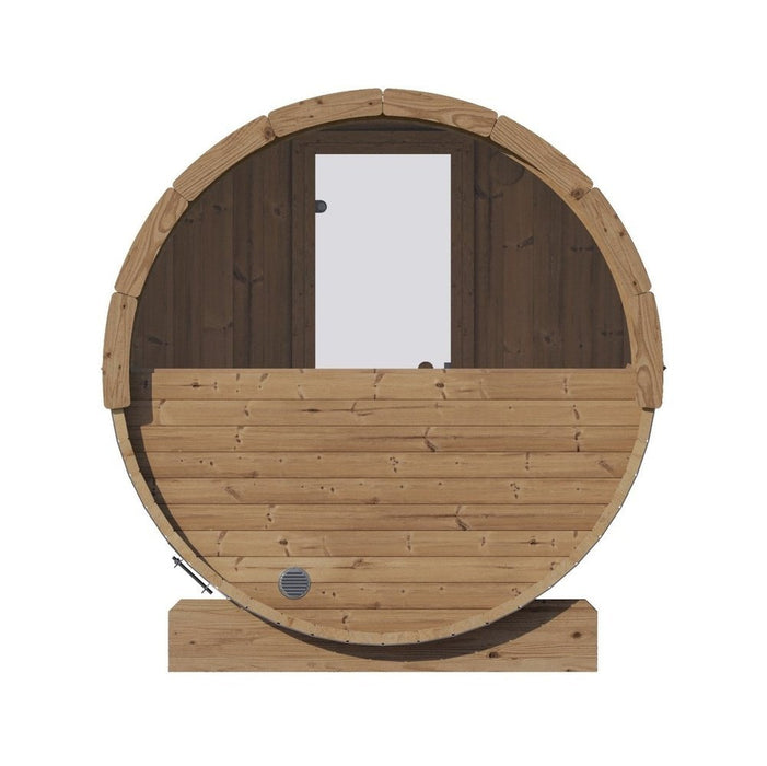 SaunaLife Ergo E6W Barrel Sauna with Window - Secret Saunas