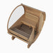 SaunaLife Ergo E6W Barrel Sauna with Window - Secret Saunas